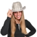 Silver Sequined Cowboy Hat (Pack of 6)    - 66535-S