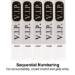 Silver V.I.P. Tyvek Wristbands (Pack of 100)  - 66172
