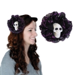 Skull Hair Clip (Pack of 12) Skull Hair Clip, Decorative Hair piece, Halloweeen Costume Accessory, Wholesale party supplies, Inexpensive party decorations, Skull Hair Clip