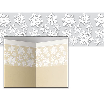 Snowflake Border (Pack of 6) Snowflake Border, decoration, winter, christmas, wholesale, inexpensive, bulk