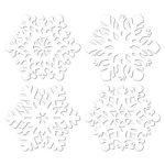 Snowflake Cutouts (Pack of 24) Snowflake Cutouts, decoration, snowflake, christmas, winter wonderland, wholesale, inexpensive, bulk