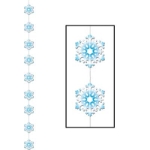 Light Blue Snowflake Stringer