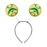Soccer Ball Boppers - Australia (Pack of 12) boppers Australia, soccer ball boppers, Australia party favors, Australian themed accessories, sports party supplies, PVC board soccer boppers, snap-on headband boppers, soccer party decorations, Party Express Australia boppers, Australia Day accessories