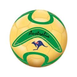 Soccer Cutout - Australia (Pack of 12) Australia soccer cutout, soccer party decorations, Australia party supplies, sports theme décor, soccer decorations pack of 12, Australian soccer theme, double-sided soccer cutouts, party express soccer décor