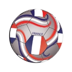 Soccer Cutout - France (Pack of 12) rance soccer cutout, France party decorations, soccer party supplies, French sports décor, France soccer theme, double-sided soccer cutouts, soccer decorations pack of 12, Party Express soccer décor