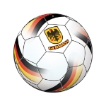 Soccer Cutout - Germany (Pack of 12) Germany soccer cutout, German party decorations, soccer party supplies, Germany sports décor, Germany soccer theme, double-sided soccer cutouts, soccer decorations pack of 12, Party Express soccer décor