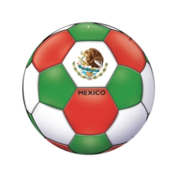 Soccer Cutout - Mexico (Pack of 12) Mexico soccer cutout, Mexican party decorations, soccer party supplies, Mexico sports décor, Mexico soccer theme, double sided soccer cutouts, soccer decorations pack of 12, Party Express soccer décor
