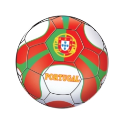 Soccer Cutout - Portugal (Pack of 12) Portugal soccer cutout, Portuguese party decorations, soccer party supplies, Portugal sports décor, Portugal soccer theme, double-sided soccer cutouts, soccer decorations pack of 12, Party Express soccer décor