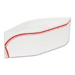 red and white novelty soda jerk hat for a 1950's themed party