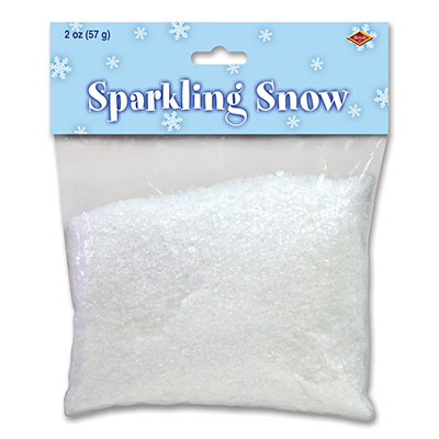 Sparkling Snow (Pack of 12) Sparkling Snow, centerpiece, new years eve, christmas, decoration, wholesale, inexpensive, bulk