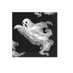 Spooky Halloween Beverage Napkins (Pack of 192) Halloween beverage napkins, ghost napkins, spooky drink napkins, 2 ply Halloween napkins, quarter fold napkins, Halloween tableware, ghost party supplies, Party Express Halloween décor