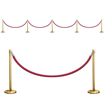 Stanchion Party-Props Movie Theme Night