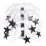 Black and White Star Cascade Centerpiece