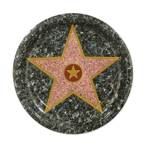 Star Plates for a movie themed party