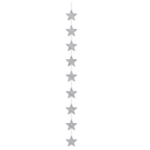 Star Stringer with silver stars attached.