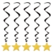 Black Star Whirls with golden star icons attached at the bottom.