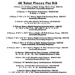 Starry Night Prom Kit (46 Total Pieces Per Kit) - 56167