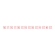 Sweet 16 Streamer (Pack of 12) sweet 16 streamer, sweet sixteen banner, gold pink white party décor, cardstock pennant banner, sweet 16 decorations, birthday banner, party streamer, Party Express sweet 16 supplies