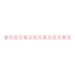 Sweet 16 Streamer (Pack of 12) sweet 16 streamer, sweet sixteen banner, gold pink white party décor, cardstock pennant banner, sweet 16 decorations, birthday banner, party streamer, Party Express sweet 16 supplies
