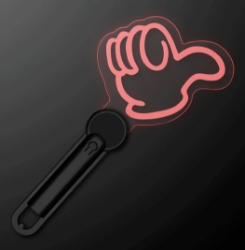 Thumbs Up Flashing Hand Light (Pack of 12) Thumbs Up, Light Up Hand, Flashing Hand, Wholesale party favors, party favors, light up favors, game day, New Years Eve, Inexpensive favors