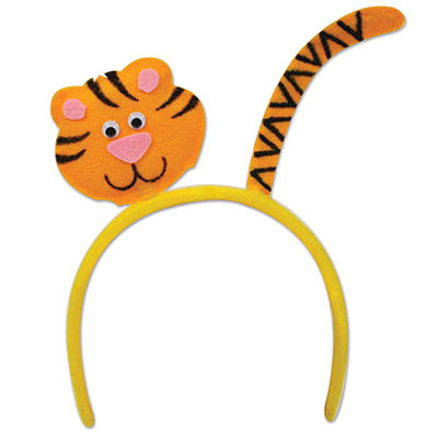 Orange and Yellow Tiger Headband
