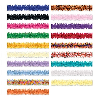 Tissue material garland available in different options.