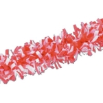 Red and White Tissue Festooning