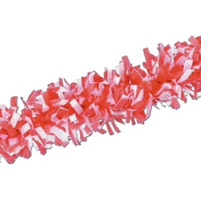 Red and White Tissue Festooning
