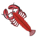 Tissue Lobster Hanging or table decoration