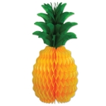 Tissue Pineapples made of tissue material for a luau event.