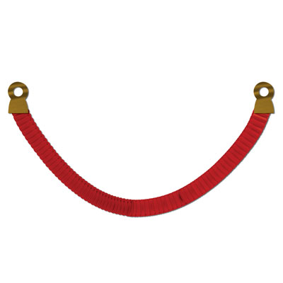 Red Tissue Stanchion Rope