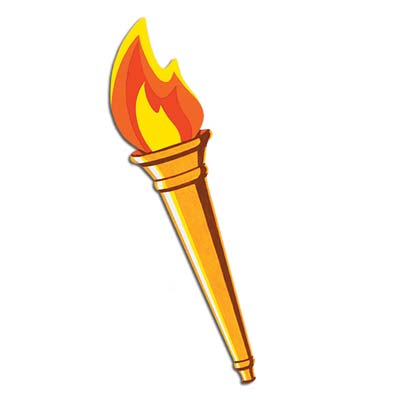Torch Cutout wall decoration