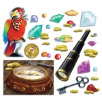 Variety of Treasure Hunt Cutouts for a themed party 