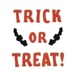 Trick Or Treat Gel Clings (Pack of 12) trick or treat gel clings, Halloween window clings, orange trick or treat décor, black bat decorations, gel cling sheets, Halloween party supplies, reusable window decorations