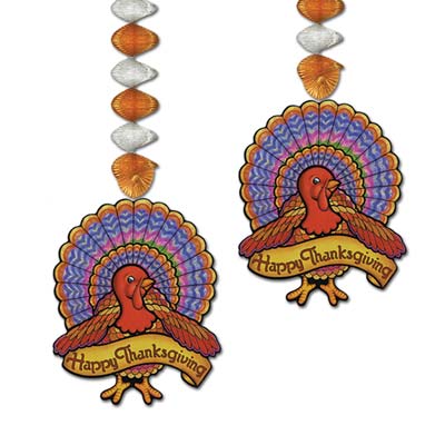 Turkey Danglers for Thanksgiving Hanging decoration 