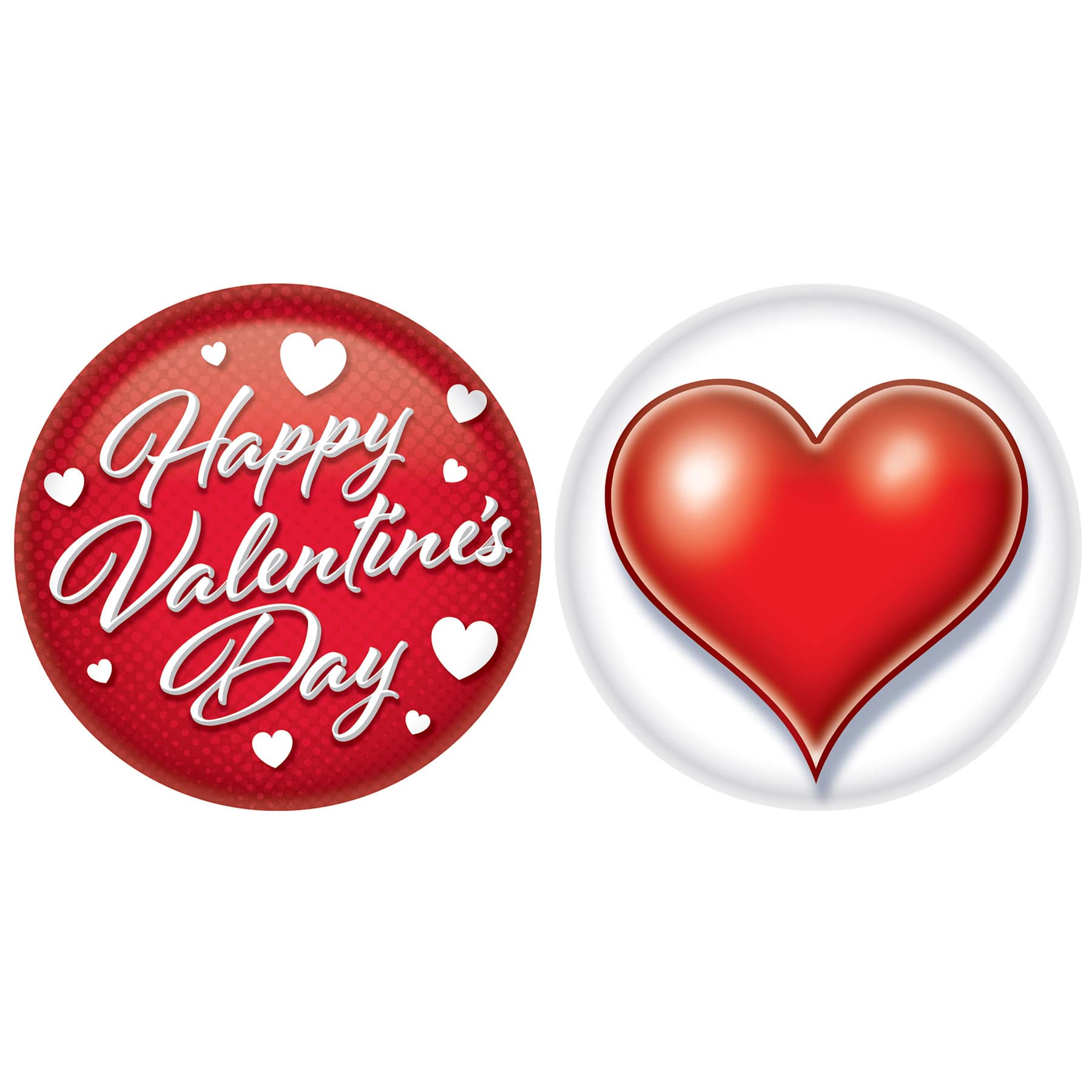 Valentine Button Valentine's Day Buttons