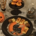 Vintage Halloween Black Cat Platter (Pack of 12) - 00960
