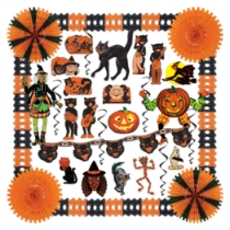 Vintage Halloween Decorating Kit