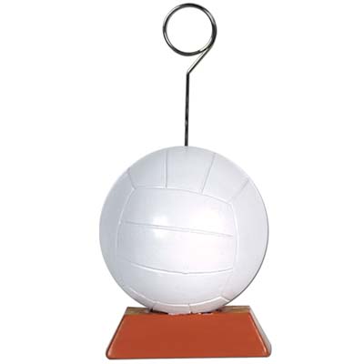6 oz. Volleyball Photo/Balloon Holder for a themed party