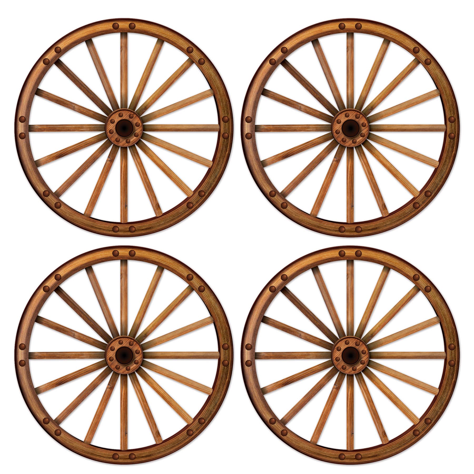Wagon Wheel Cutouts