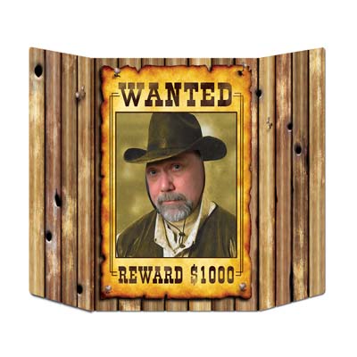 Wanted Poster Fun Photo Prop