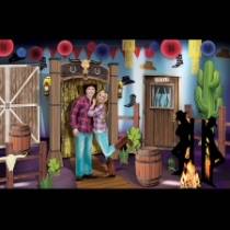 Western Prom Kit (42 Total Pieces Per Kit) western prom kit, western party decorations, cowboy themed décor, rustic prom theme, western stand-ups, frontier party supplies, country prom decorations, Party Express prom kit