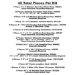 Western Prom Kit (42 Total Pieces Per Kit) - 56200
