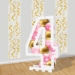 White Balloon Mosaic Number "4" Frame (Pack of 1) - 56190-4W