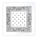 White Bandana (Pack of 12) - 60753-W