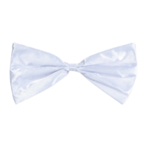 White Bow Tie (Pack of 12) white bow tie, silk bow tie, elastic bow tie, one size fits most bow tie, costume accessories, party bow ties, white party accessories, Party Express bow ties, pack of 12 bow ties