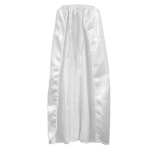 White Fabric Cape (Pack of 12) white fabric cape, white cape pack of 12, polyester cape, 30 inch cape, string tie cape, superhero capes bulk, kids party capes, costume accessories, group costume capes, party express cape