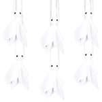 White Fabric Hanging Ghosts
