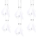 White Fabric Hanging Ghosts