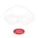 White Fabric Hero Mask (Pack of 12) - 66605-W